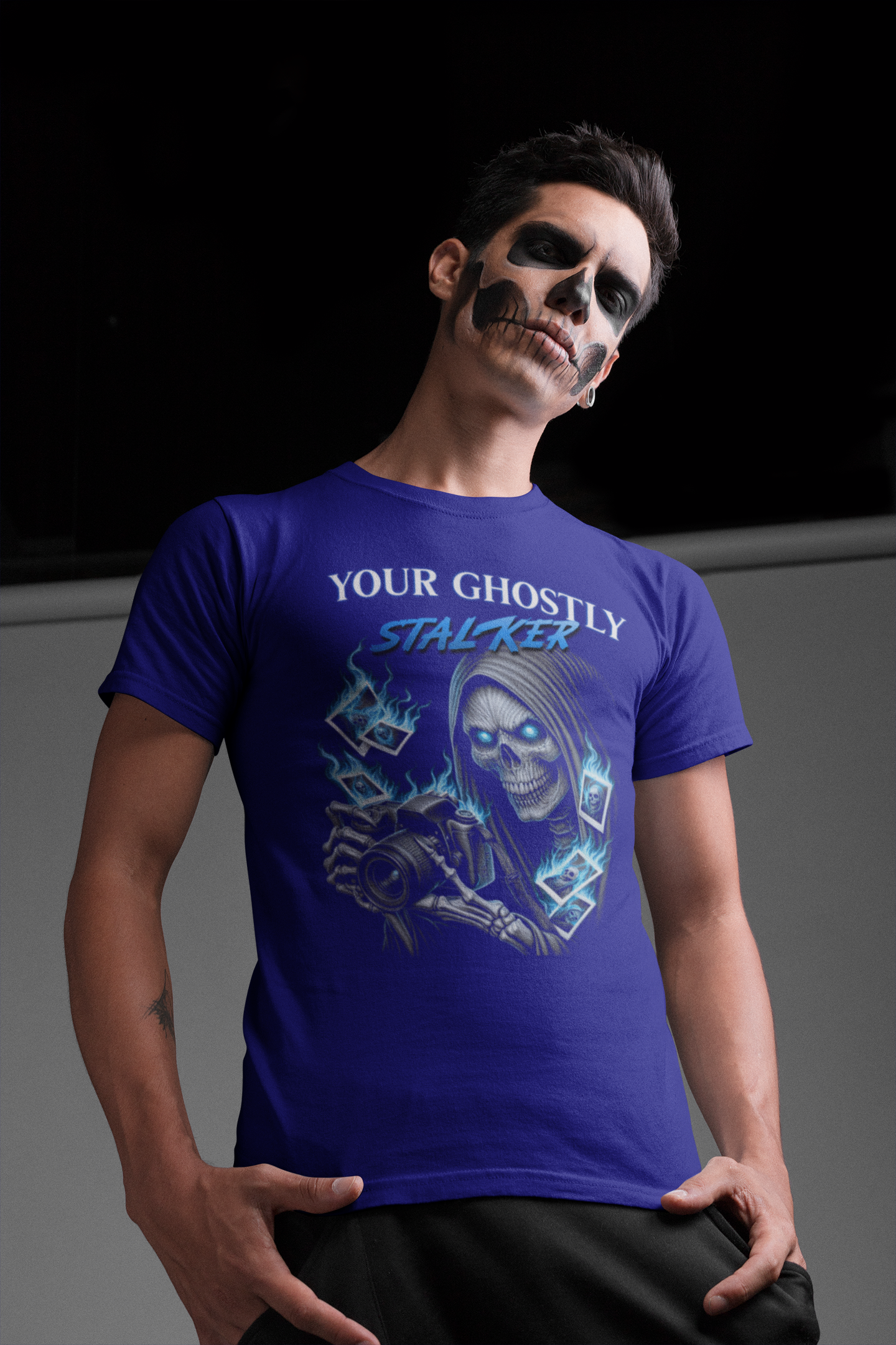 Ghostly Stalker Graphic T-Shirt